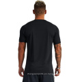 Camiseta de gimnasio OEM Fitness Fitness Men&#39;s Gym Camiseta deportiva ropa deportiva